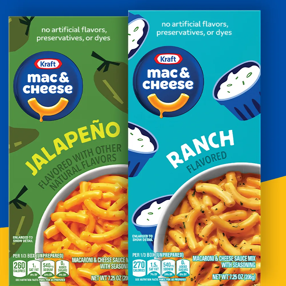 Free Kraft Mac & Cheese'S New Feel-Good Flavors