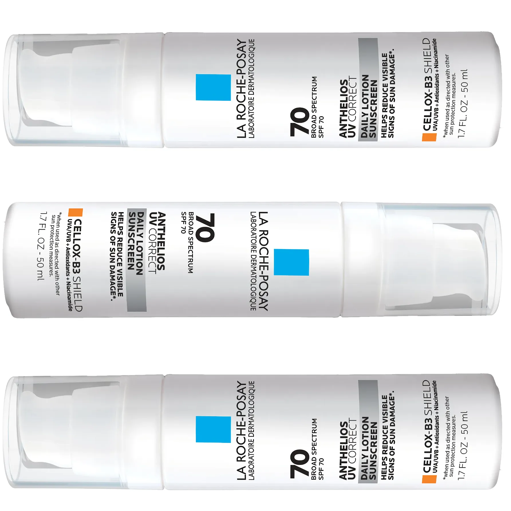 Free La Roche-Posay Anthelios Uv Correct Face Sunscreen Spf 70 With Niacinamide