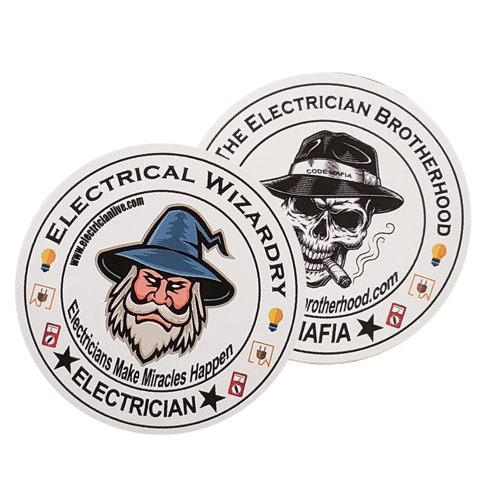 Free Master The NEC Electrician Stickers