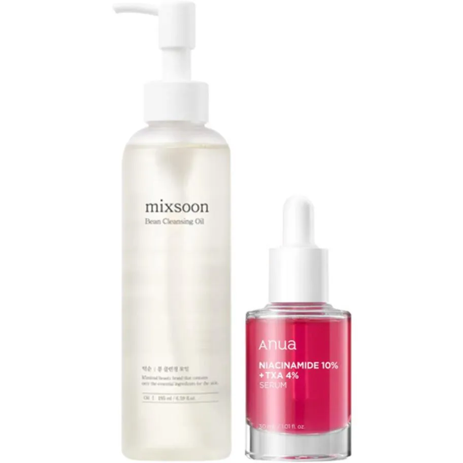 Free Mixsoon Cleansing Oil And Anua Dark Spot Correcting Serum Duo