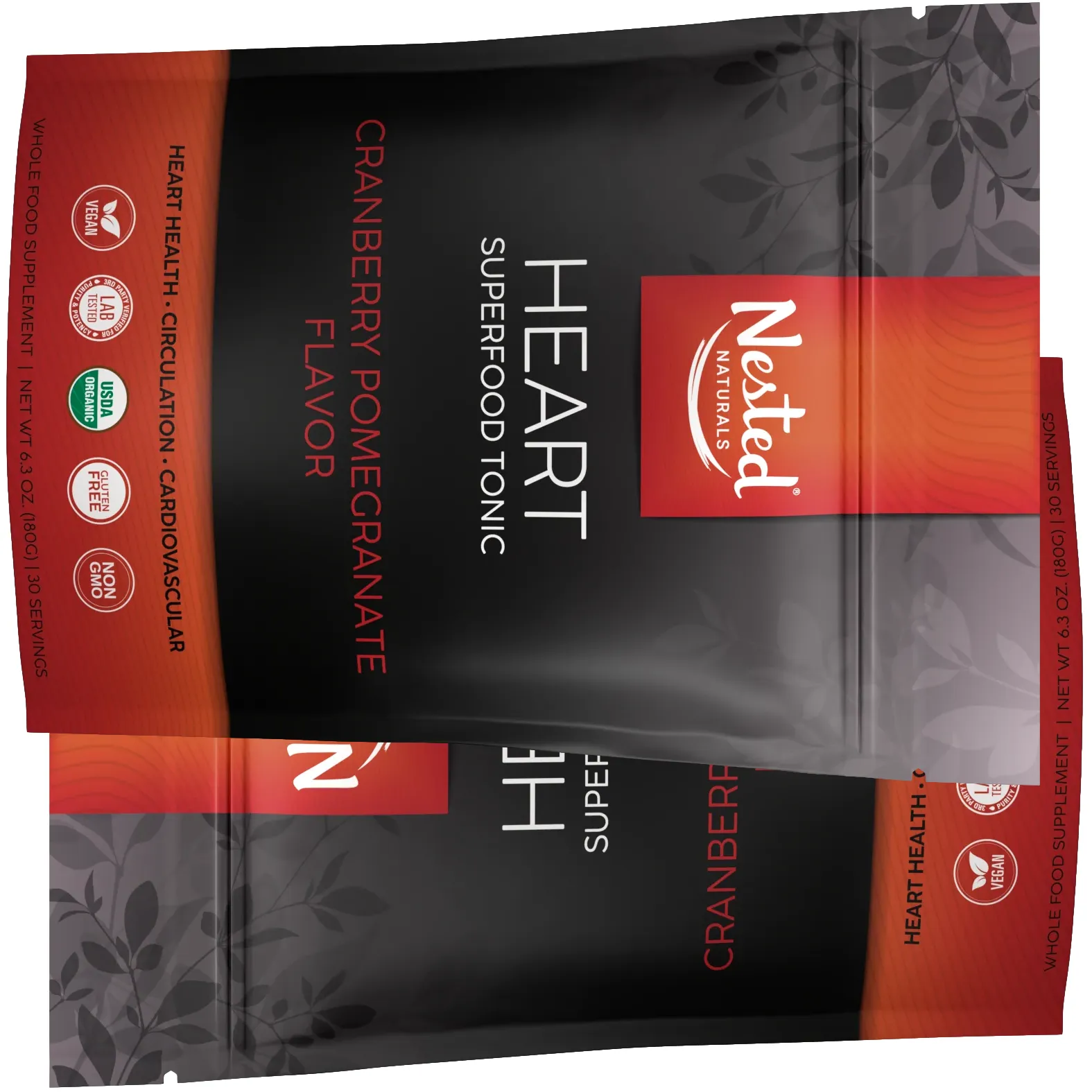 Free Nested Naturals Heart Superfood Tonic Health Drink Mix
