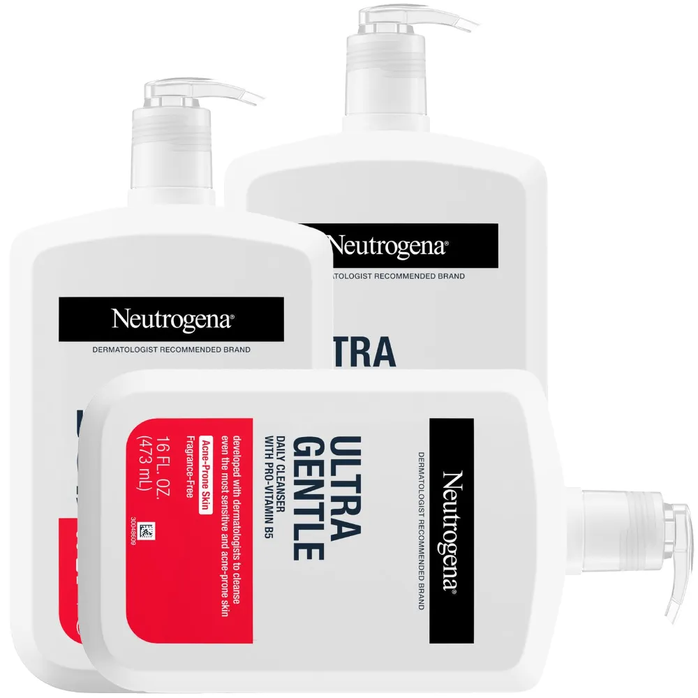 Free Neutrogena Ultra Gentle Daily Cleanser With Pro-Vitamin Bâµ