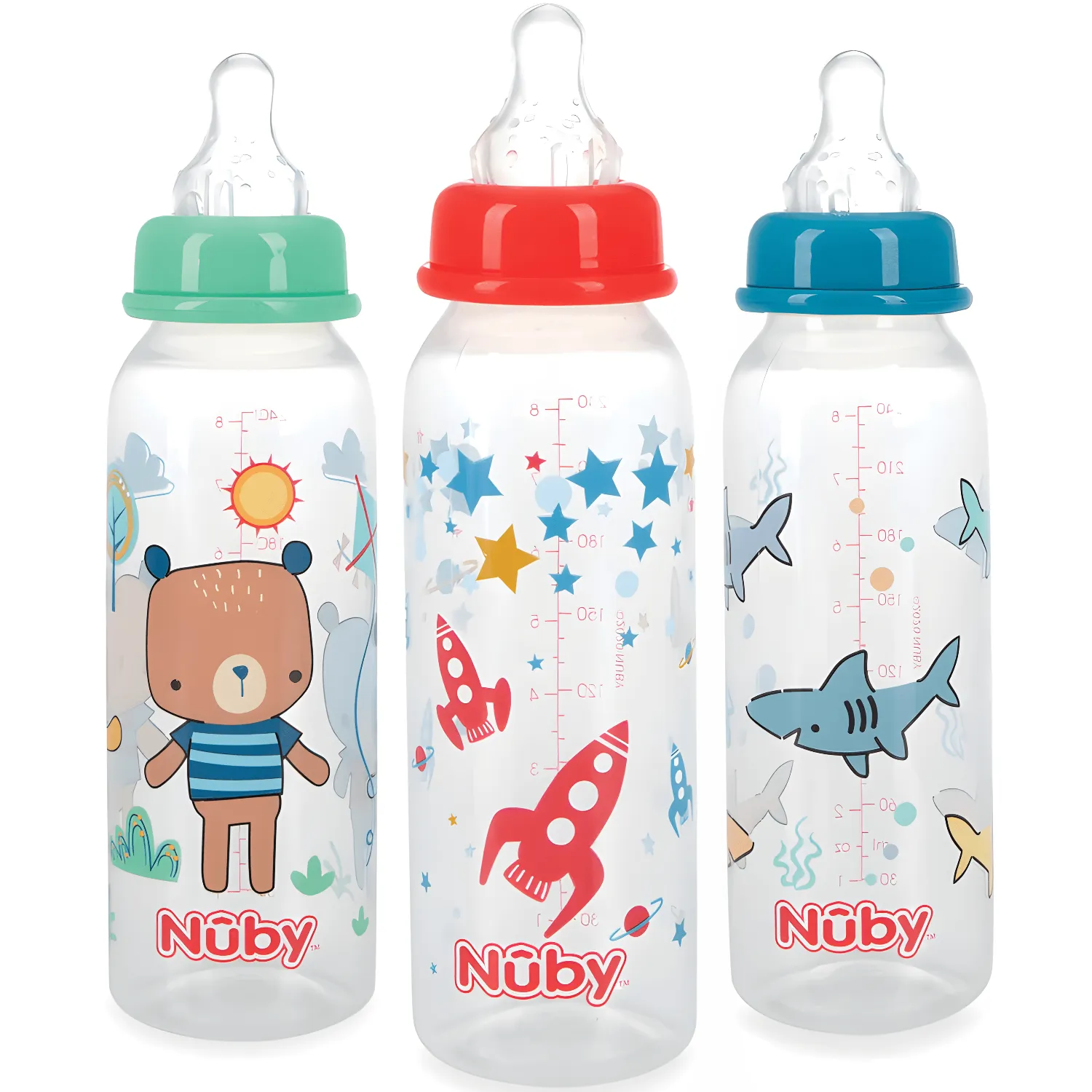 Free Nuby USA Standard Neck Bottle Set