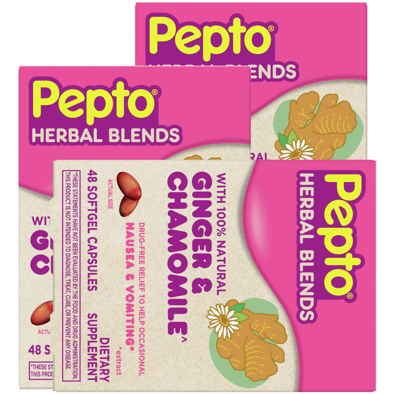 Free P&G Good Everyday Ginger & Chamomile Pepto Herbal Blends