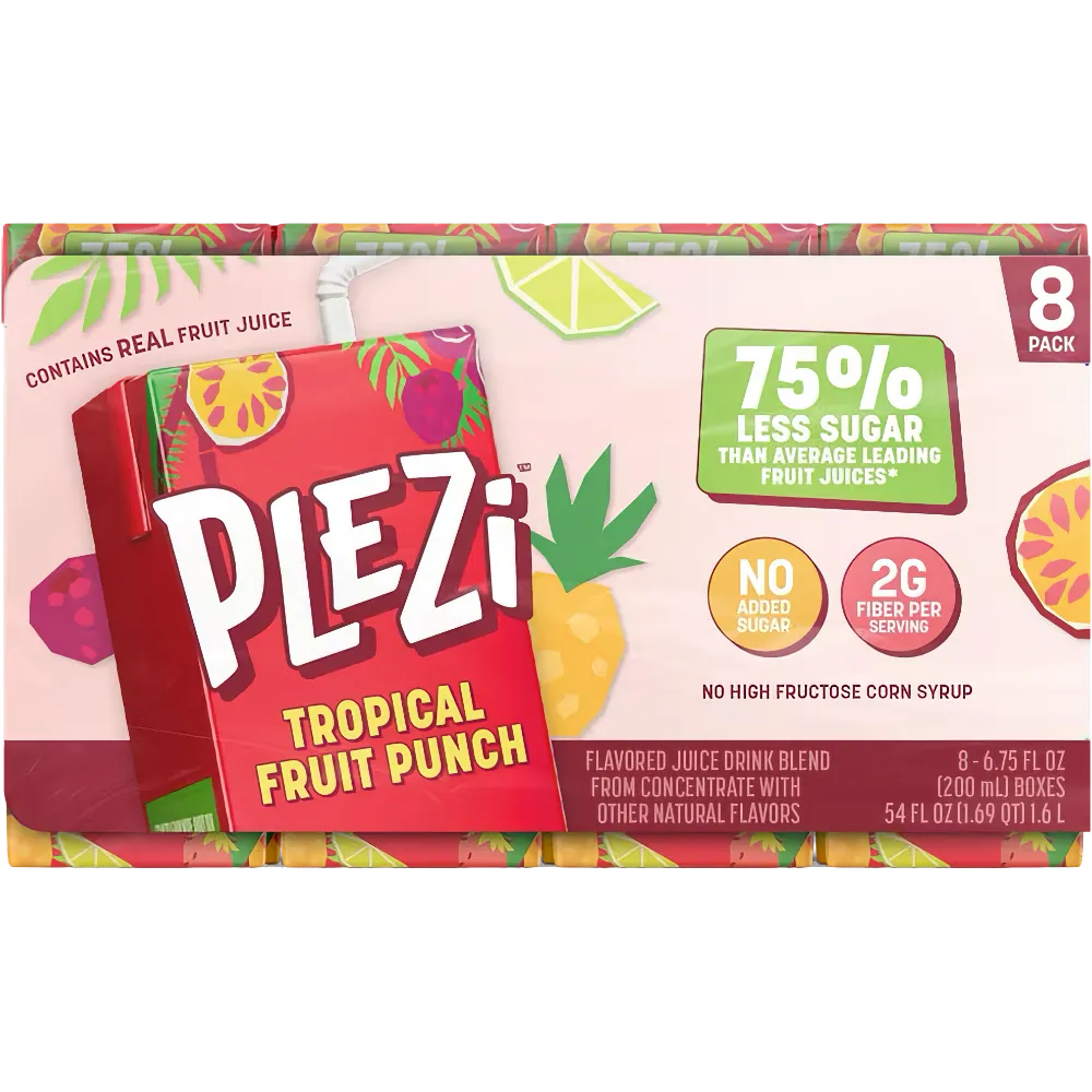 Free PLEZi Kids Juice Box Pack