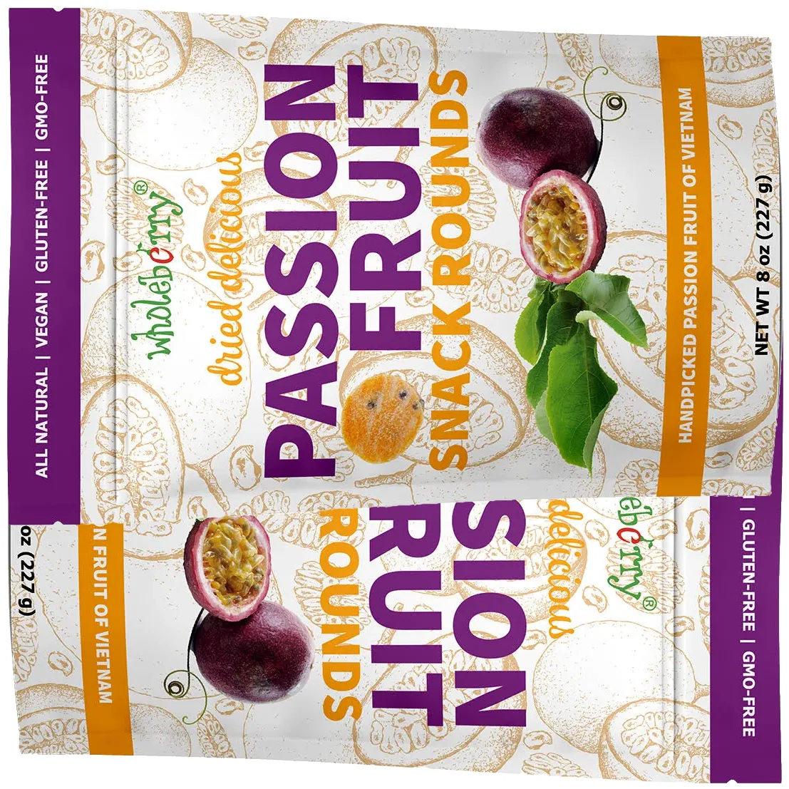 Free Passion Fruit Snack Rounds