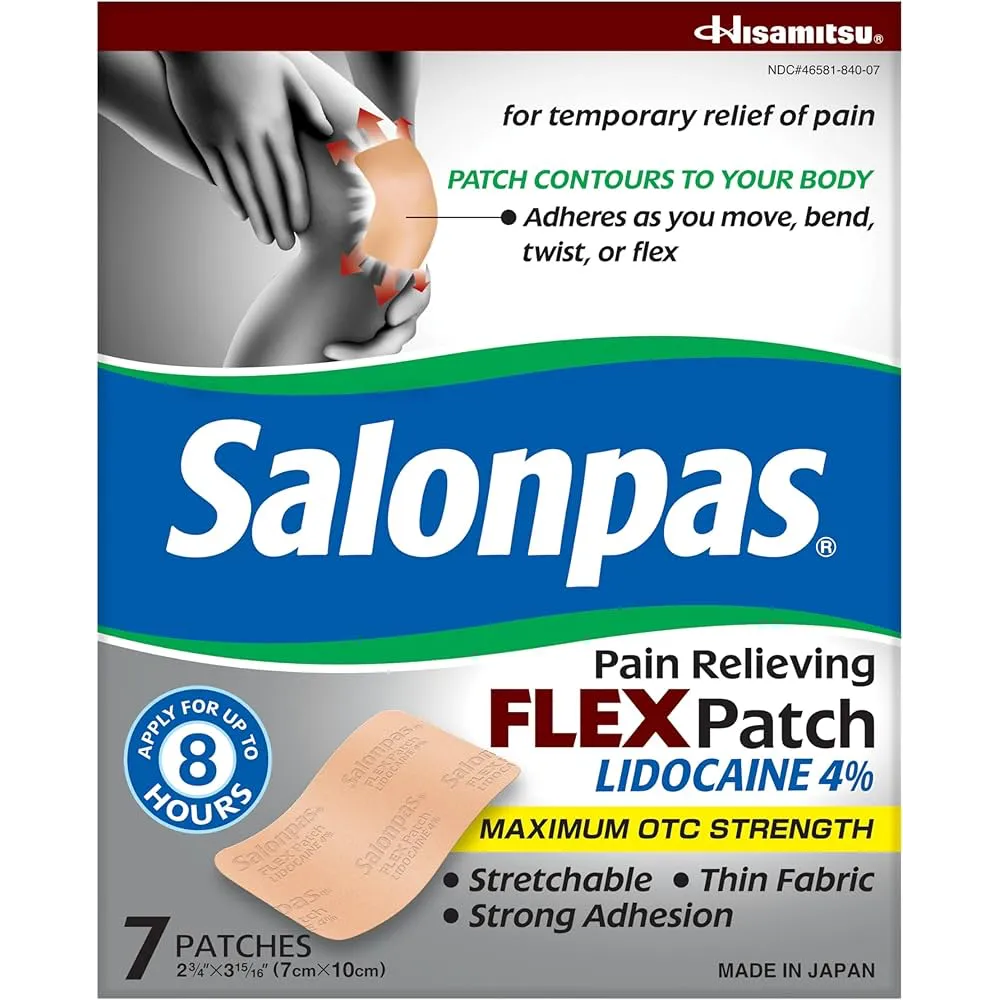 Free Salonpas Lidocaine Flex Patch