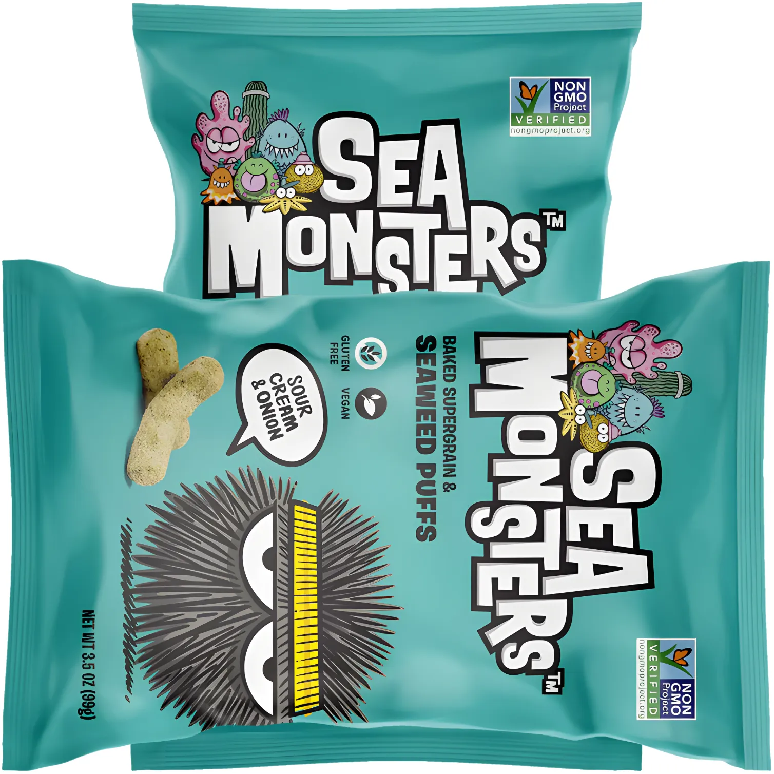 Free Sea Monsters Baked Seaweed Puffs