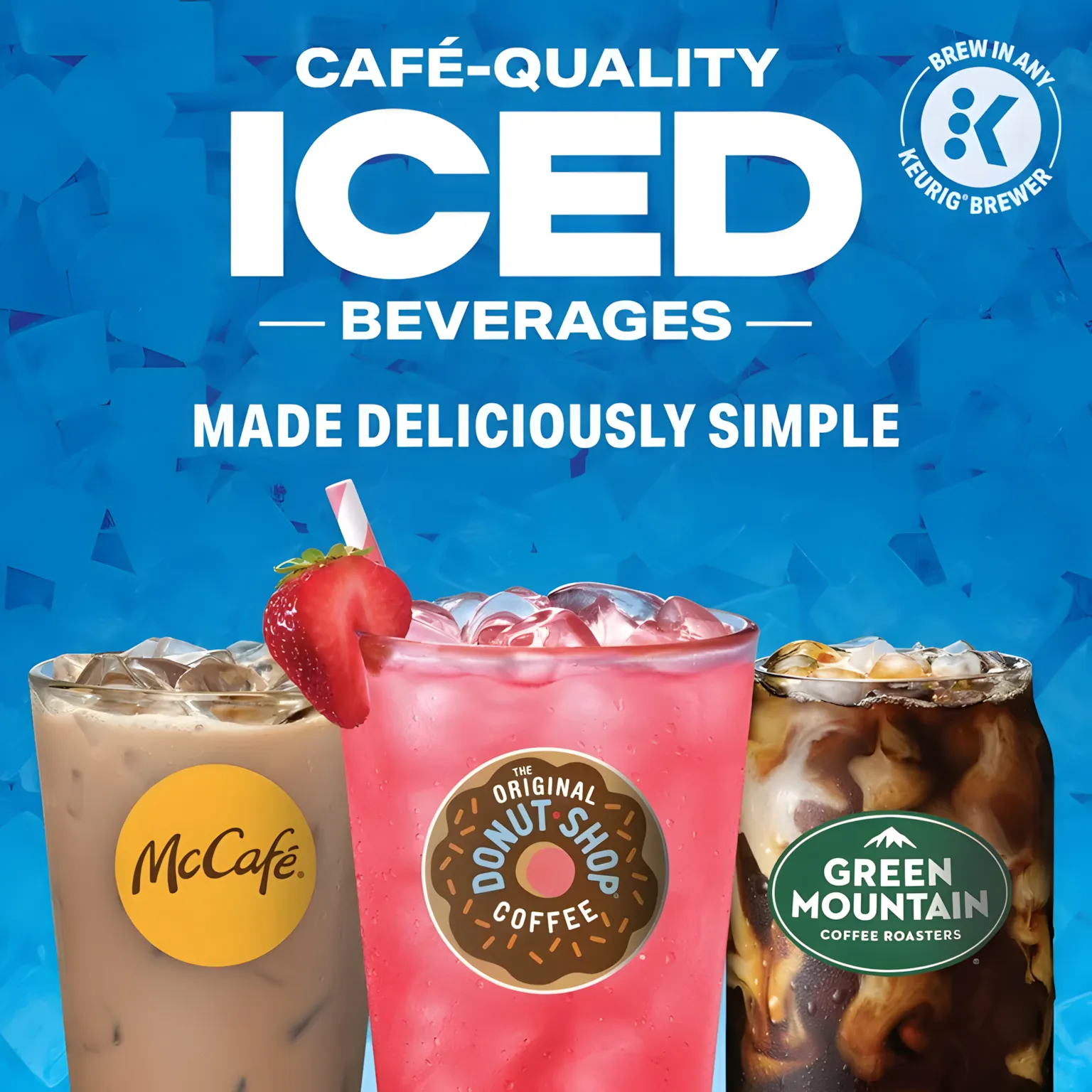 Free Strawberry Acai Iced Refreshers K-Cups