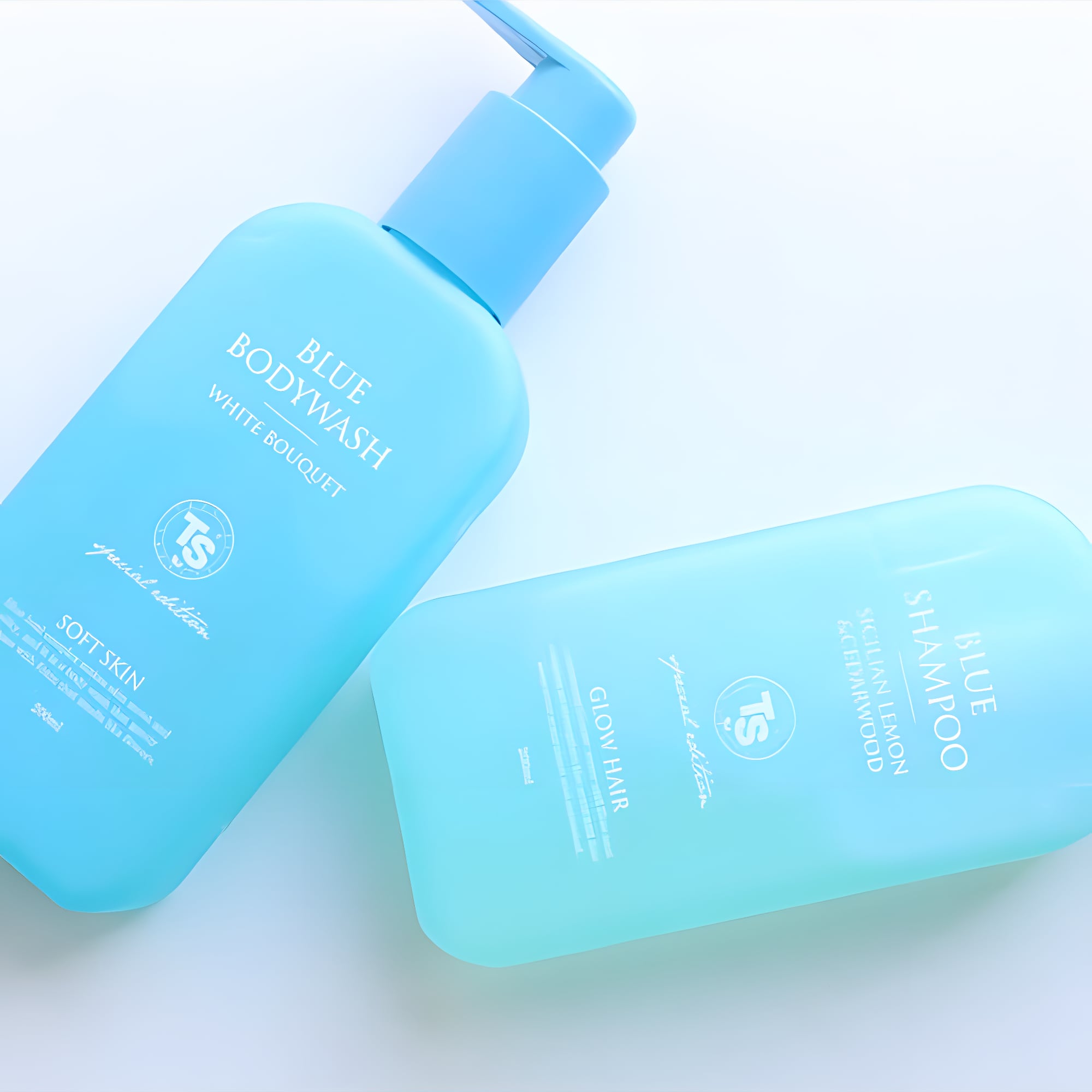 Free TS Blue Edition Set (Shampoo + Body Wash)