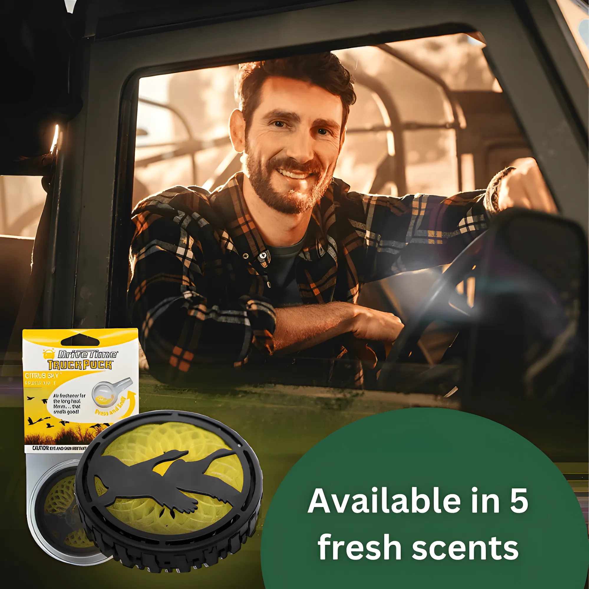 Free Truck Puck Car Air Freshener & Deodorizer