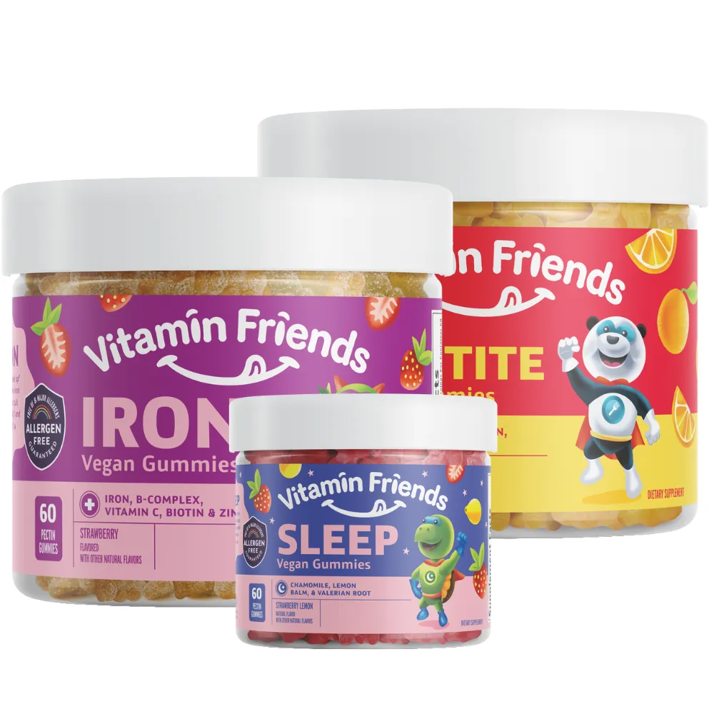 Free Vitamin Friends Kids Vegan Gummies