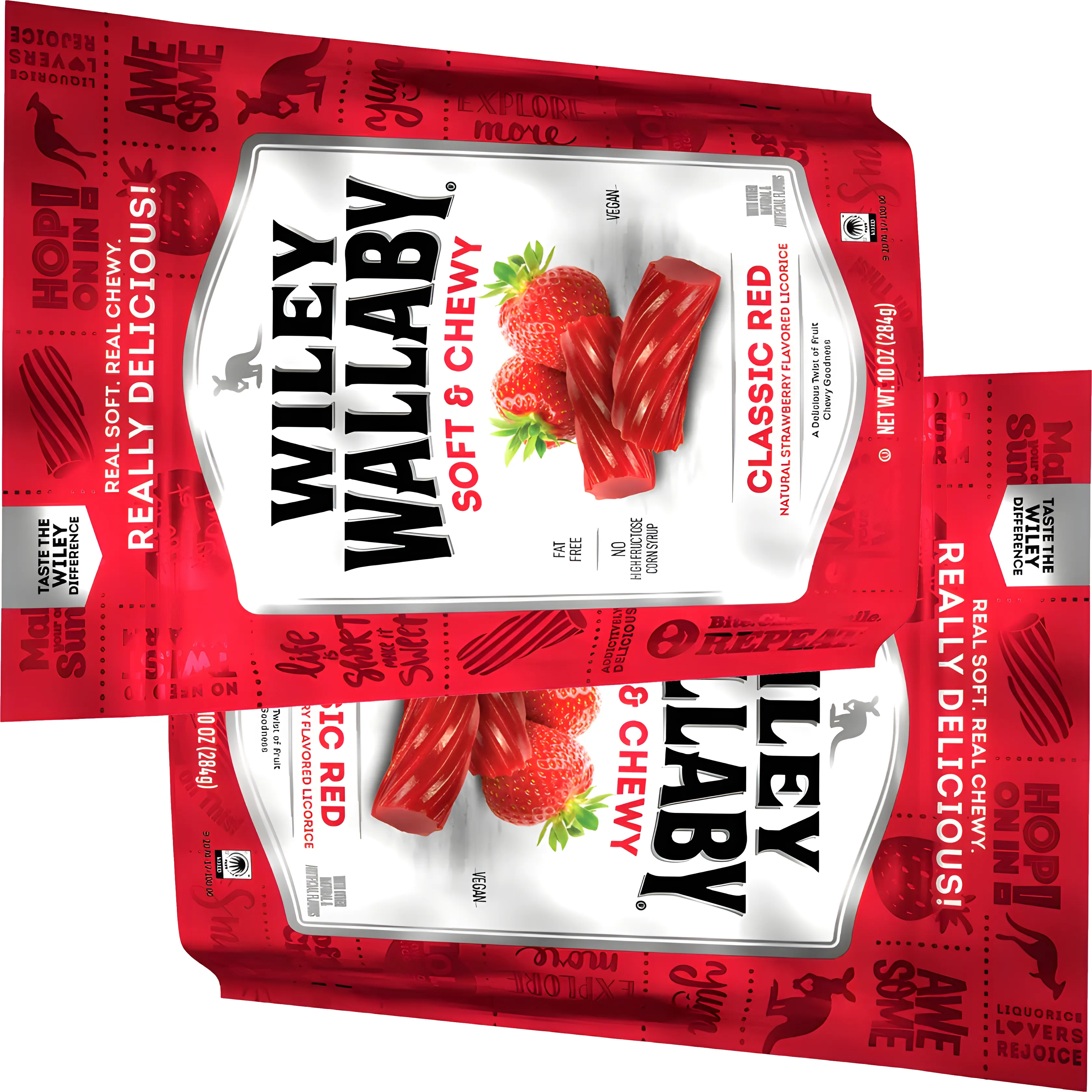 Free Strawberry Licorice By Wiley Wallaby