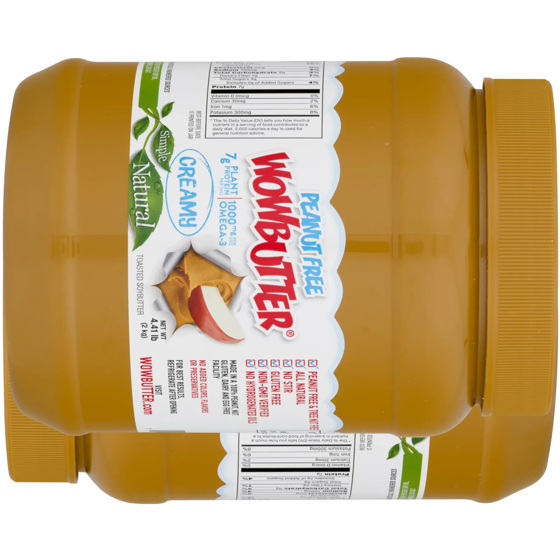 Free Wowbutter Creamy Peanut Free Toasted Soy Spread