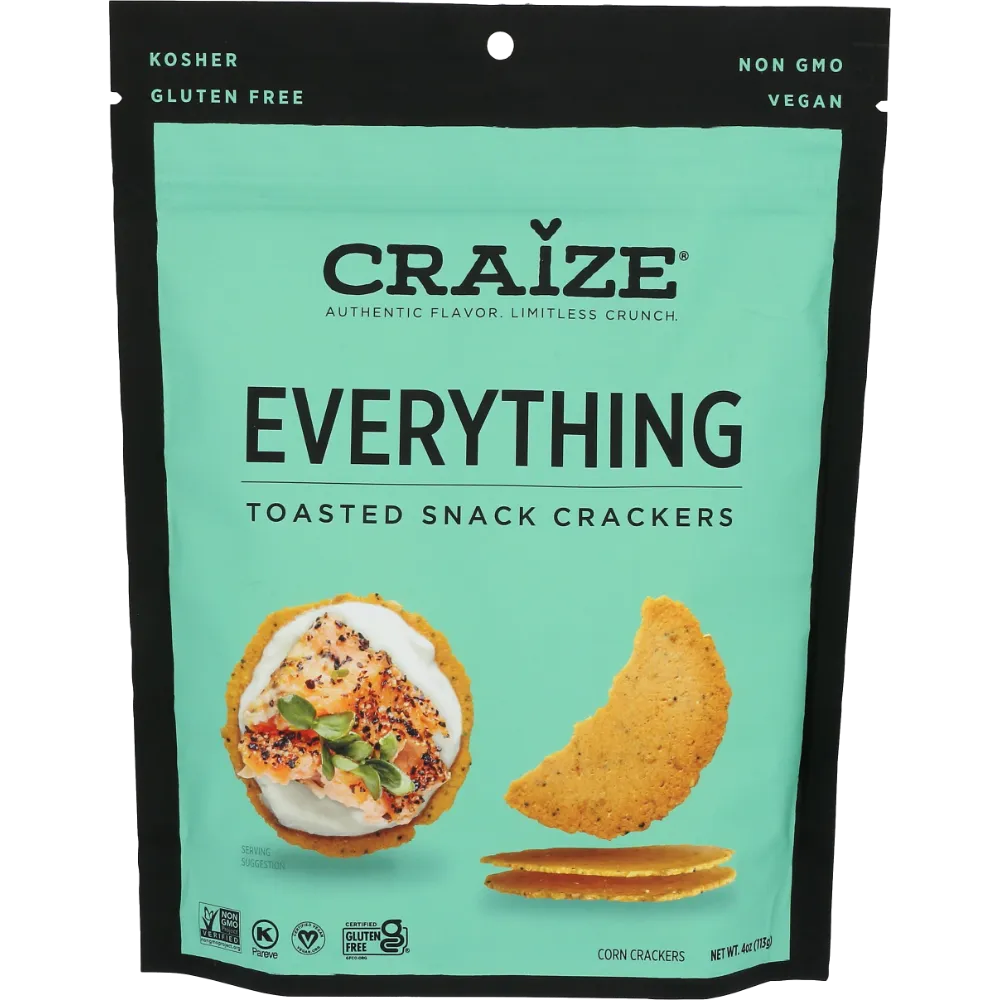 Free Bag Of Craize Clean Snack Crackers