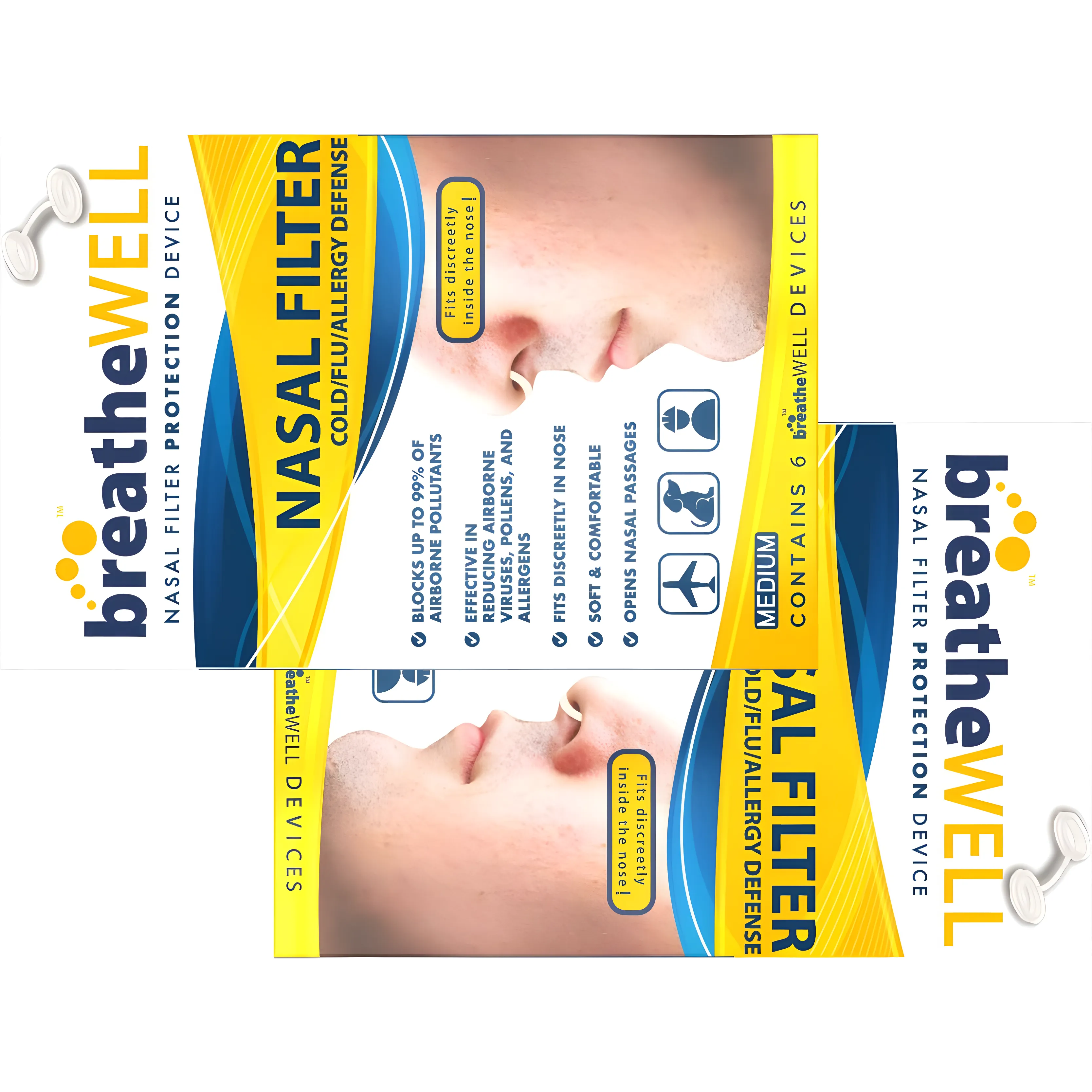 Free Breathewell Filtered Nasal Dilator