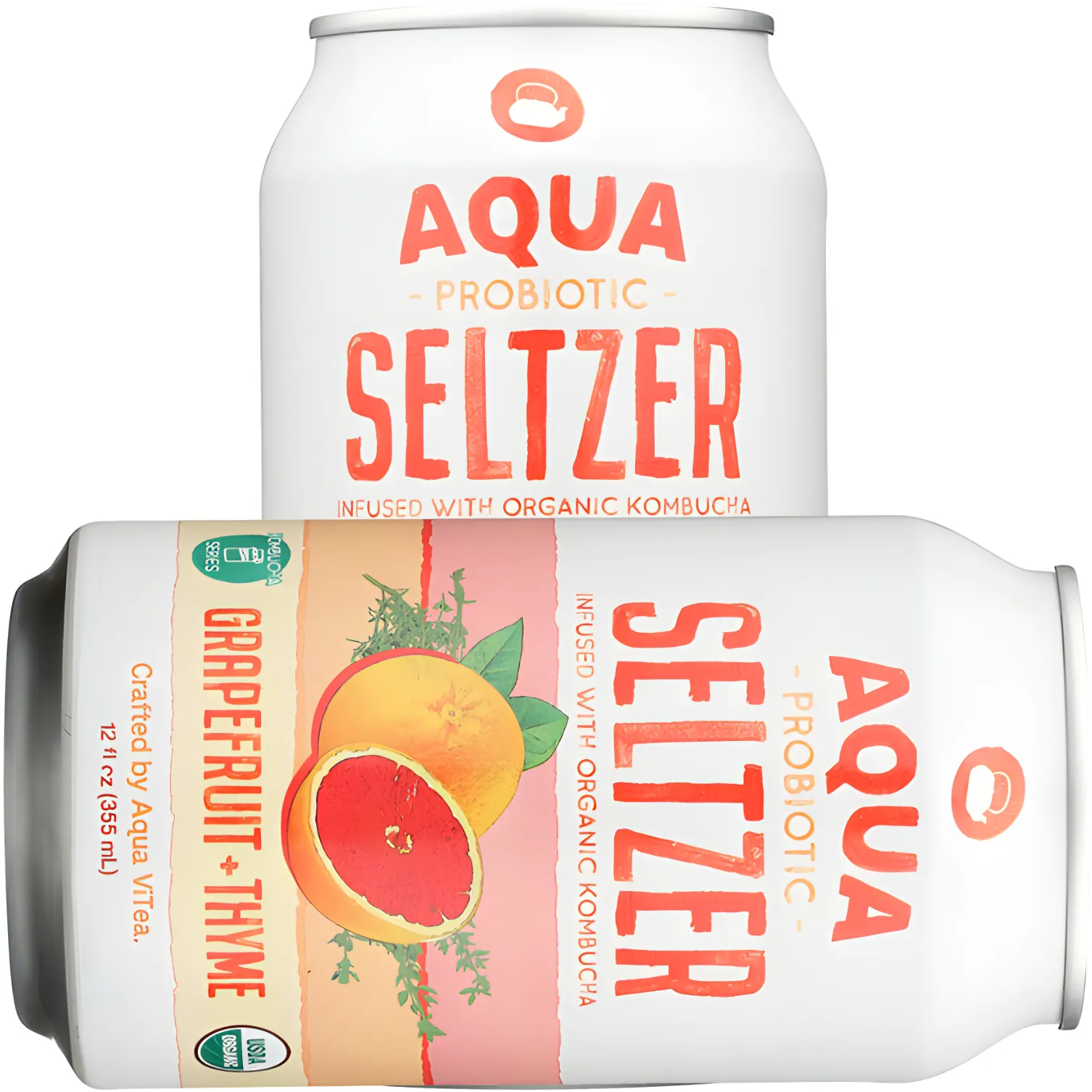 Free Can Of Aqua Probiotic Seltzer Or Kombucha