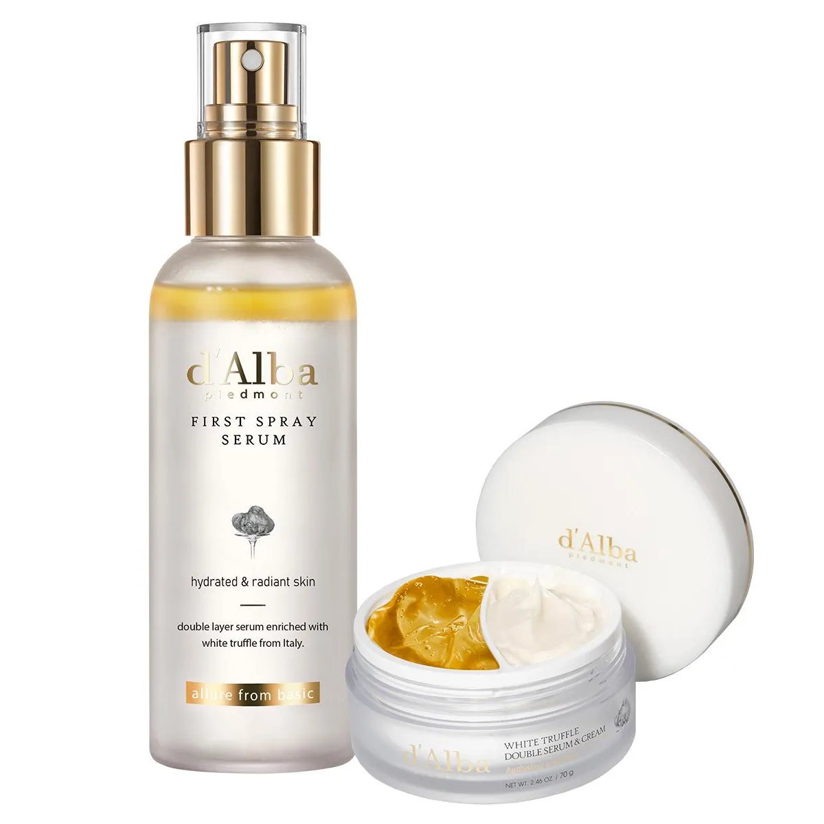 Free D'Alba Italian White Truffle First Spray Serum & Cream Duo