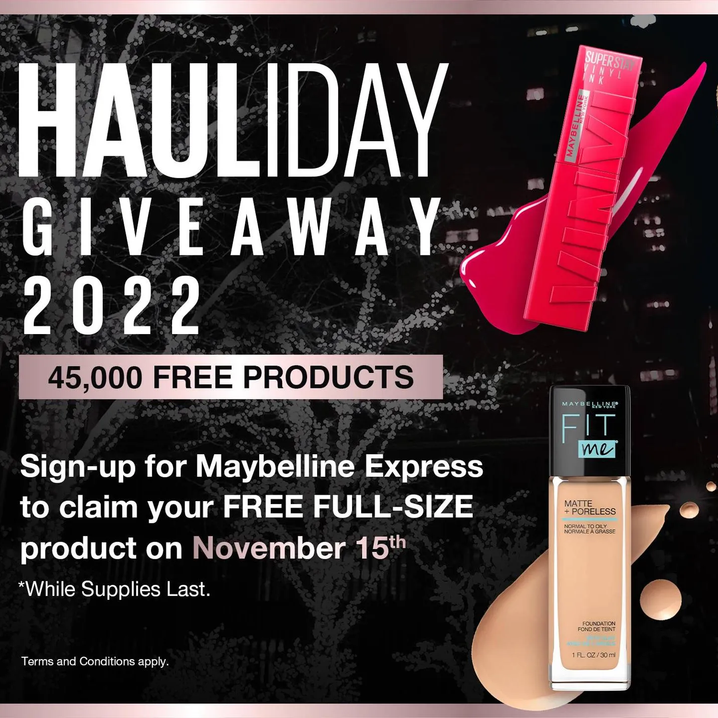 Free Makeup Sample From Maybelline