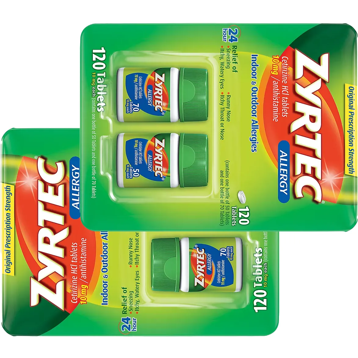 Free Zyrtec 24 Hour Allergy Relief Tablets