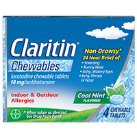 Get A Free Sample Of Claritin Cool Mint Chewables At FreeOsk