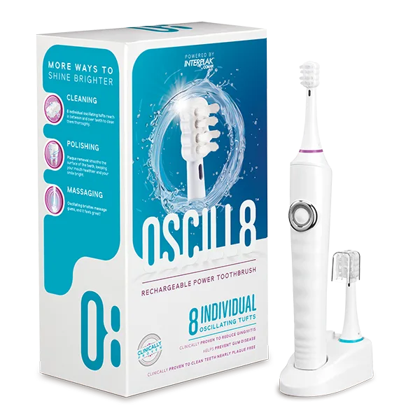 Get A Free Sample Of Oscill8 Rechargeable Power Toothbrush