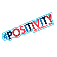 Get A #Positivity Moshe Popack Sticker For Free