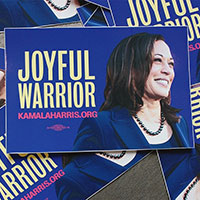 Get Your FREE "Joyful" Warrior Sticker by Kamala Harris