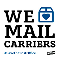 Get Your Free &quot;We Love Mail Carriers&quot; Sticker