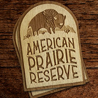 Get Your Free Wooden Sticker by American Prairie Reserve