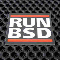 Get a FREE run BSD sticker