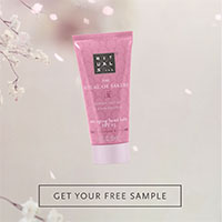 Get your Free Ritual of Sakura hand lotion sample