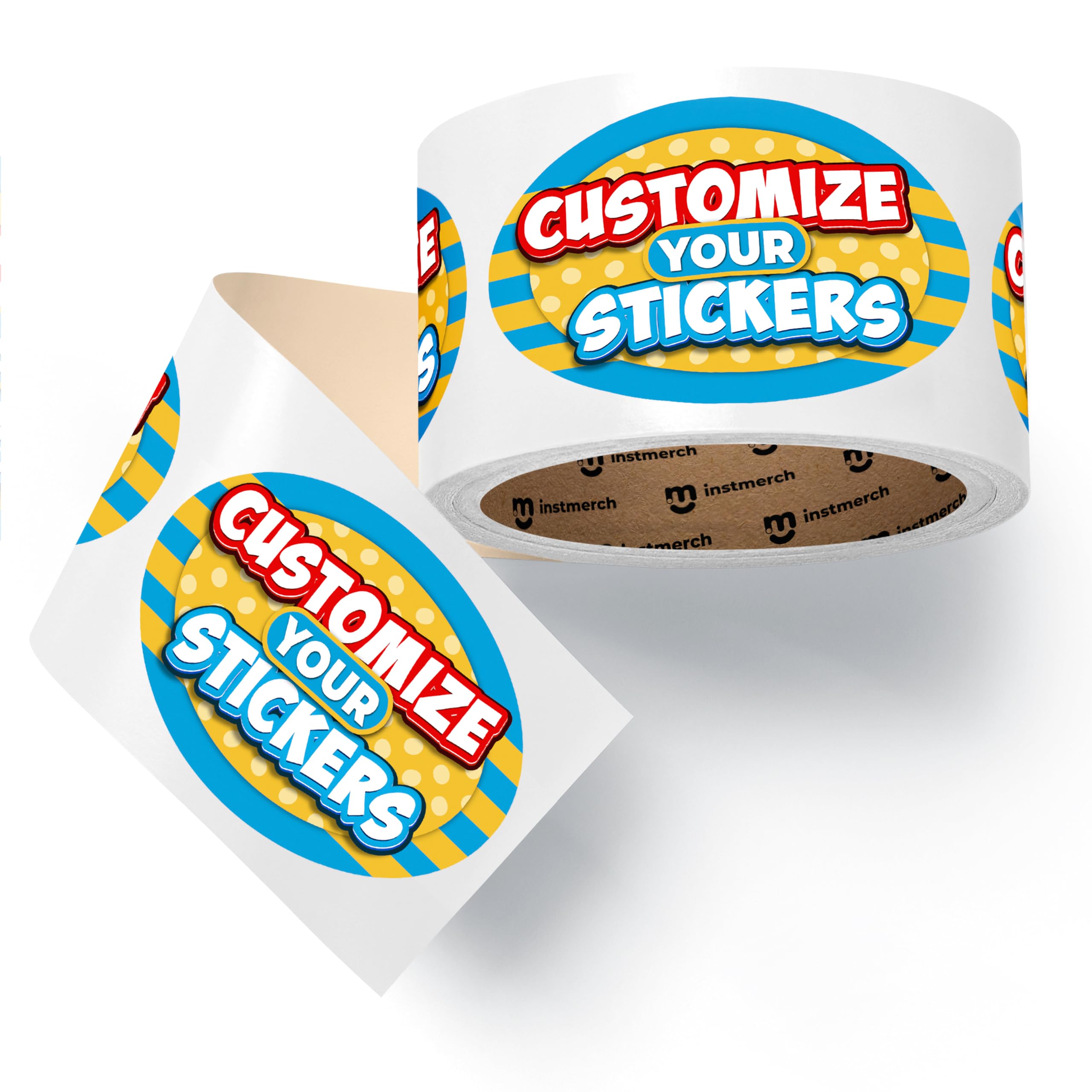 Free Custom Logo Sticker Pack from InstMerch