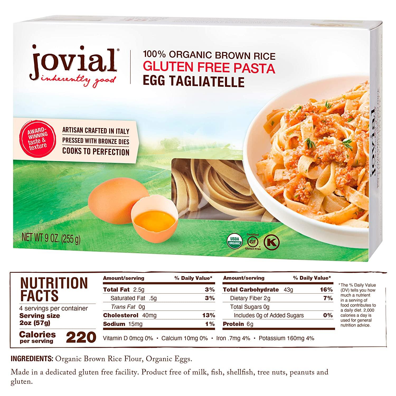 Free Jovial Organic Gluten Free Pasta