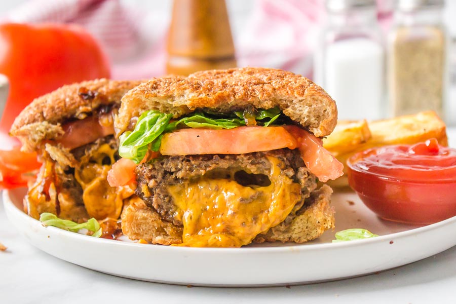 Free Juicy Lucy Burger from Crooked Pints