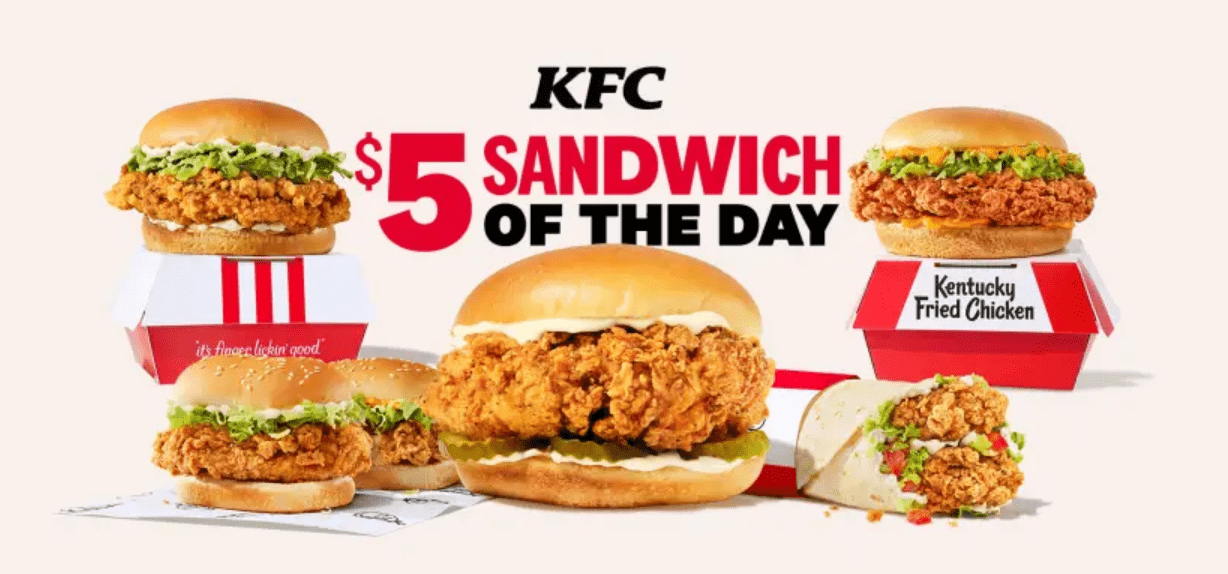 Free KFC Classic Sandwich