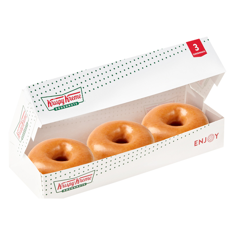 Free Krispy Kreme Original Glazed Three-Pack