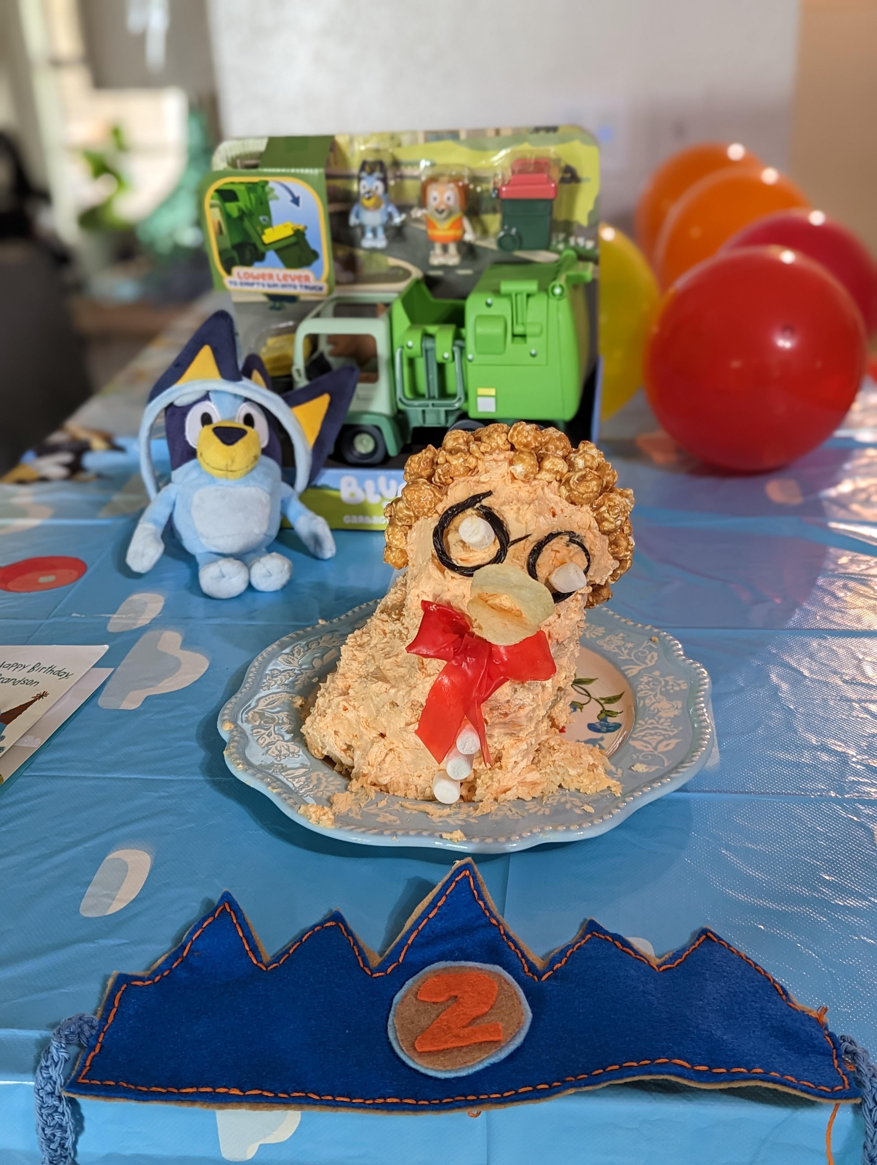 Free LEGO Bluey Duck Cake from Barnes & Noble
