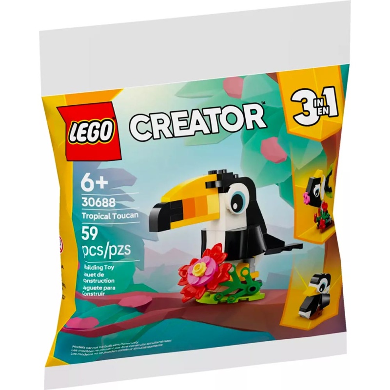 Free LEGO Creator 3-in-1 Toucan or Monster Truck Craft Activity