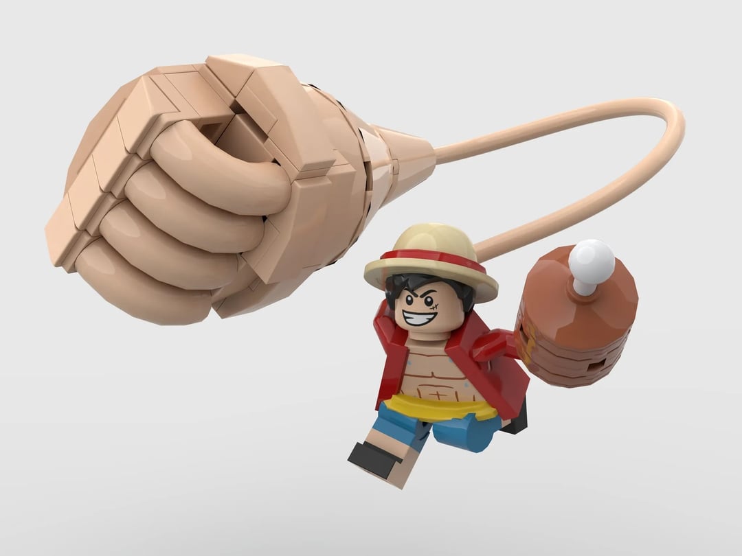 Free LEGO ONE PIECE Gum Gum Fruit Build