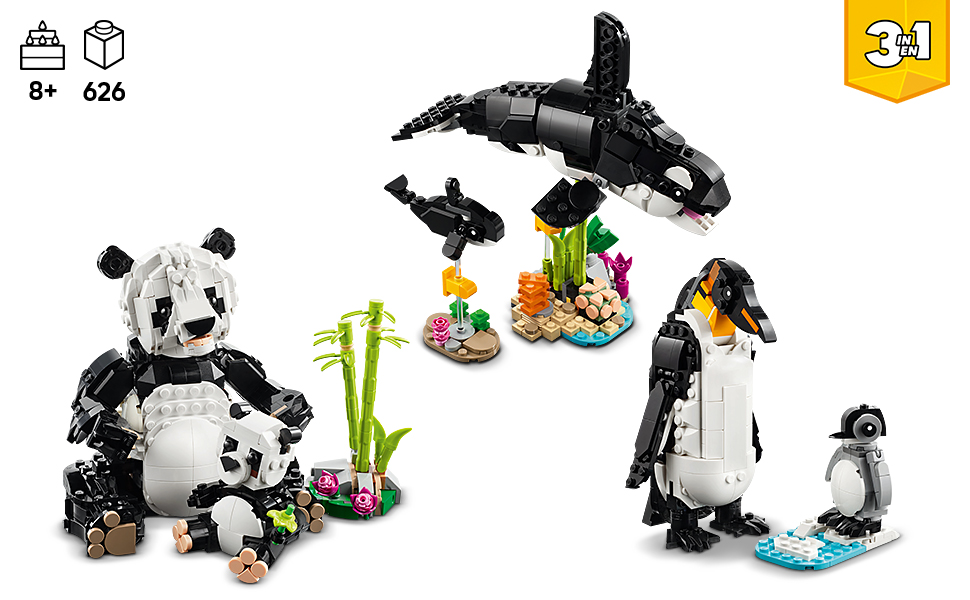 Free LEGO Panda Family Building Kit