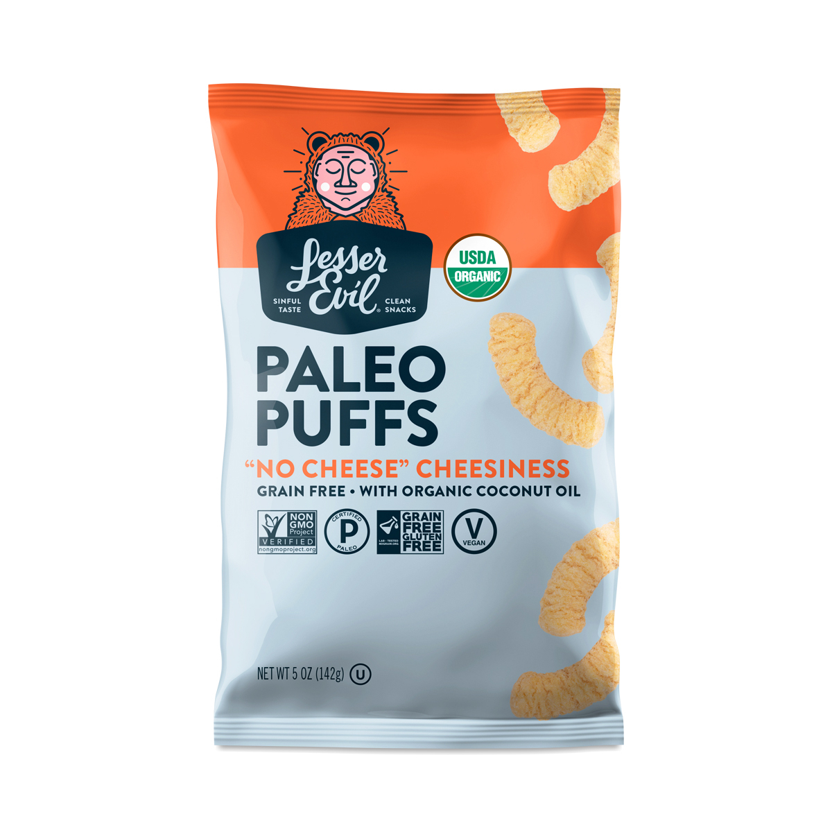Free LesserEvil Cheese Puffs from Aisle