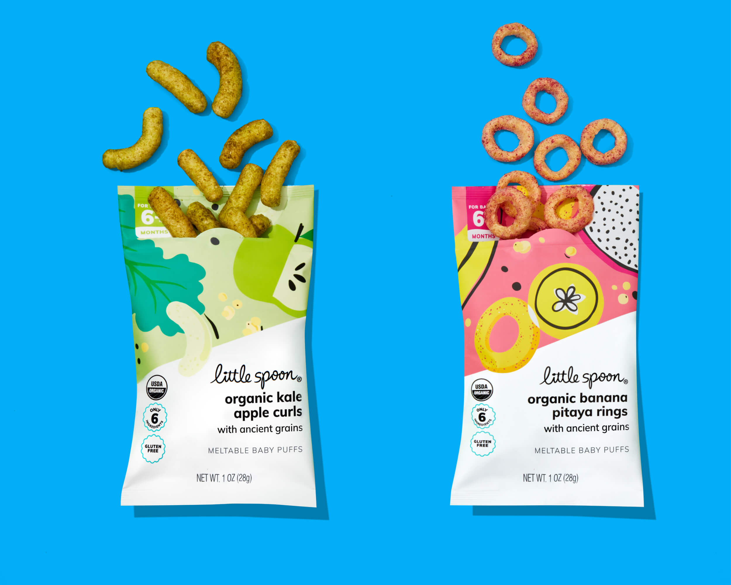 Free Little Spoon Organic Kale Apple Baby Puffs