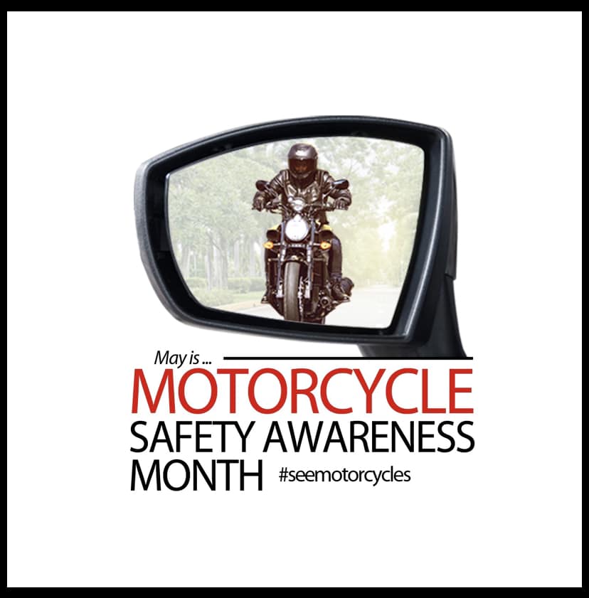 Free Look For Motorcycles Awareness Magnet
