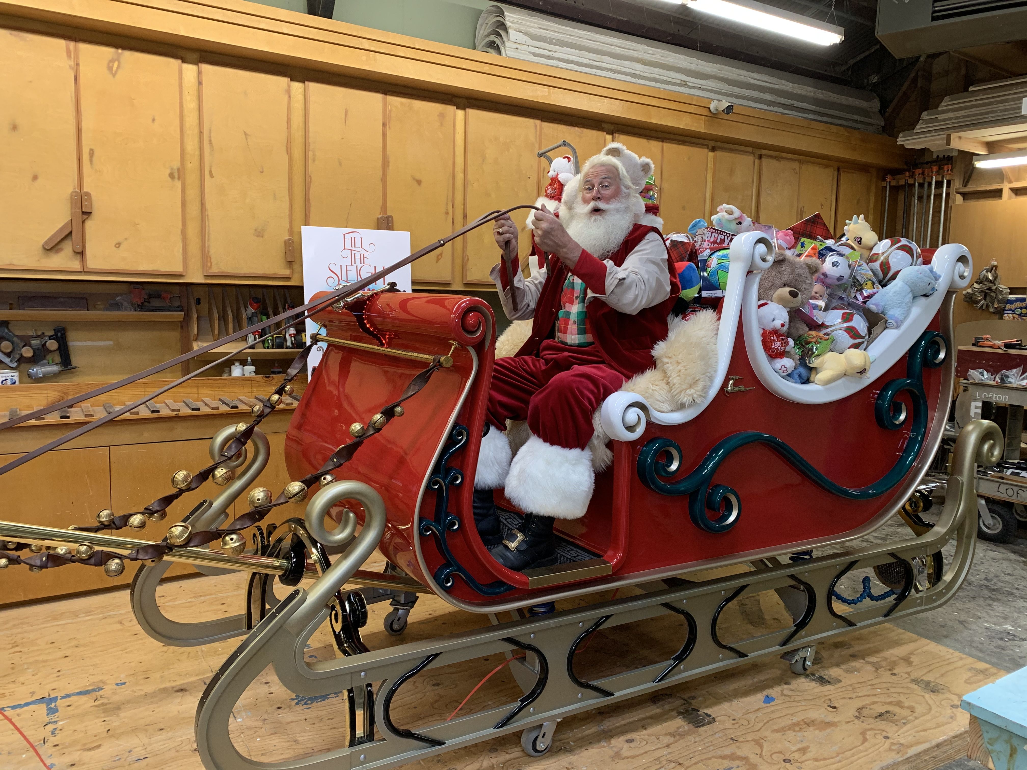 Free Lowe's Sleigh Ride Toy Workshop