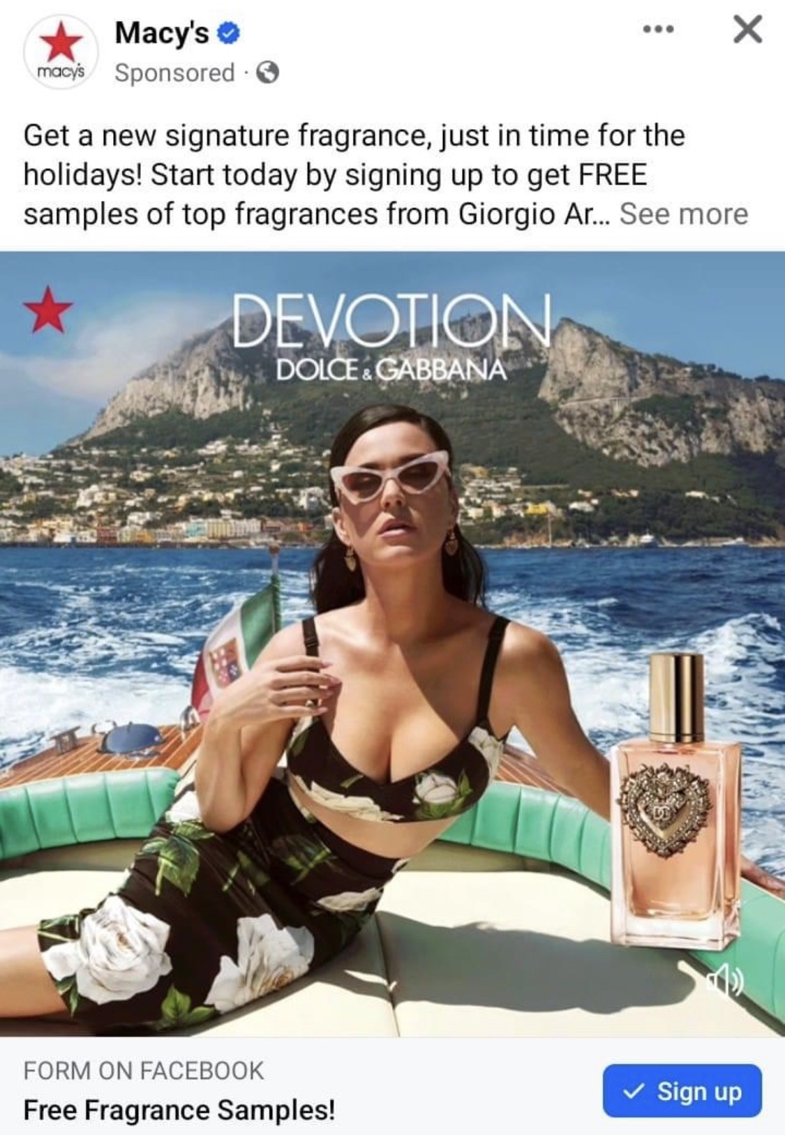 Free Macys Deluxe Fragrance Sample