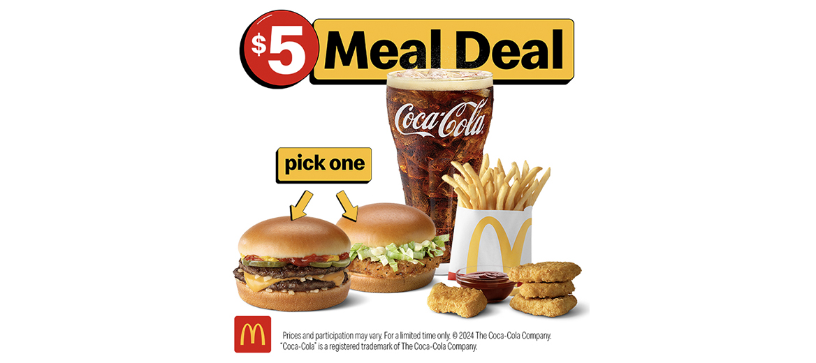 Free Combo Meal Deals from McDonalds
