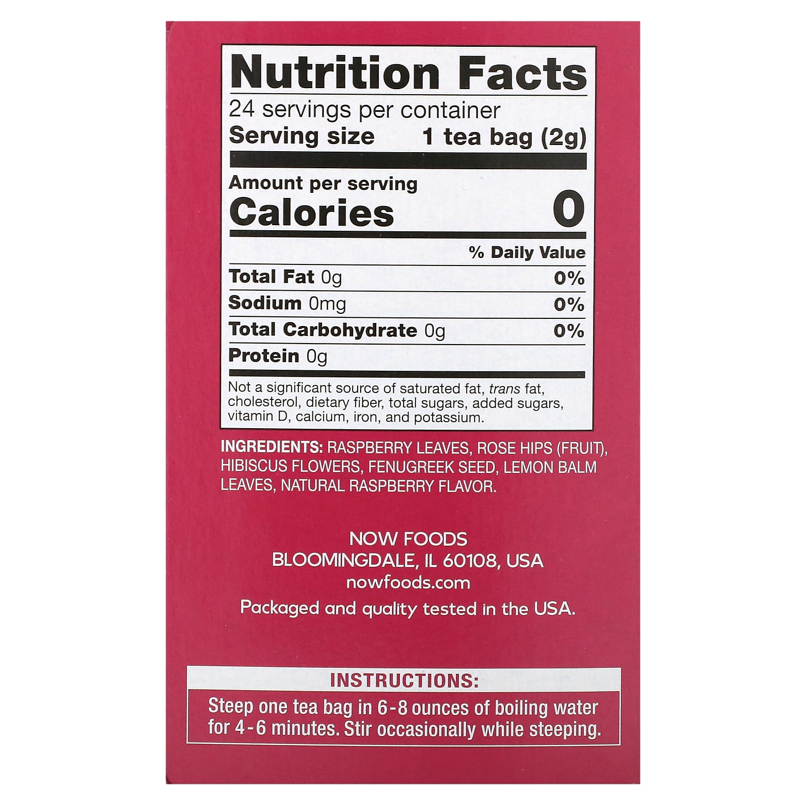Free NOW Foods Premium Wellness Teas from Social Nature