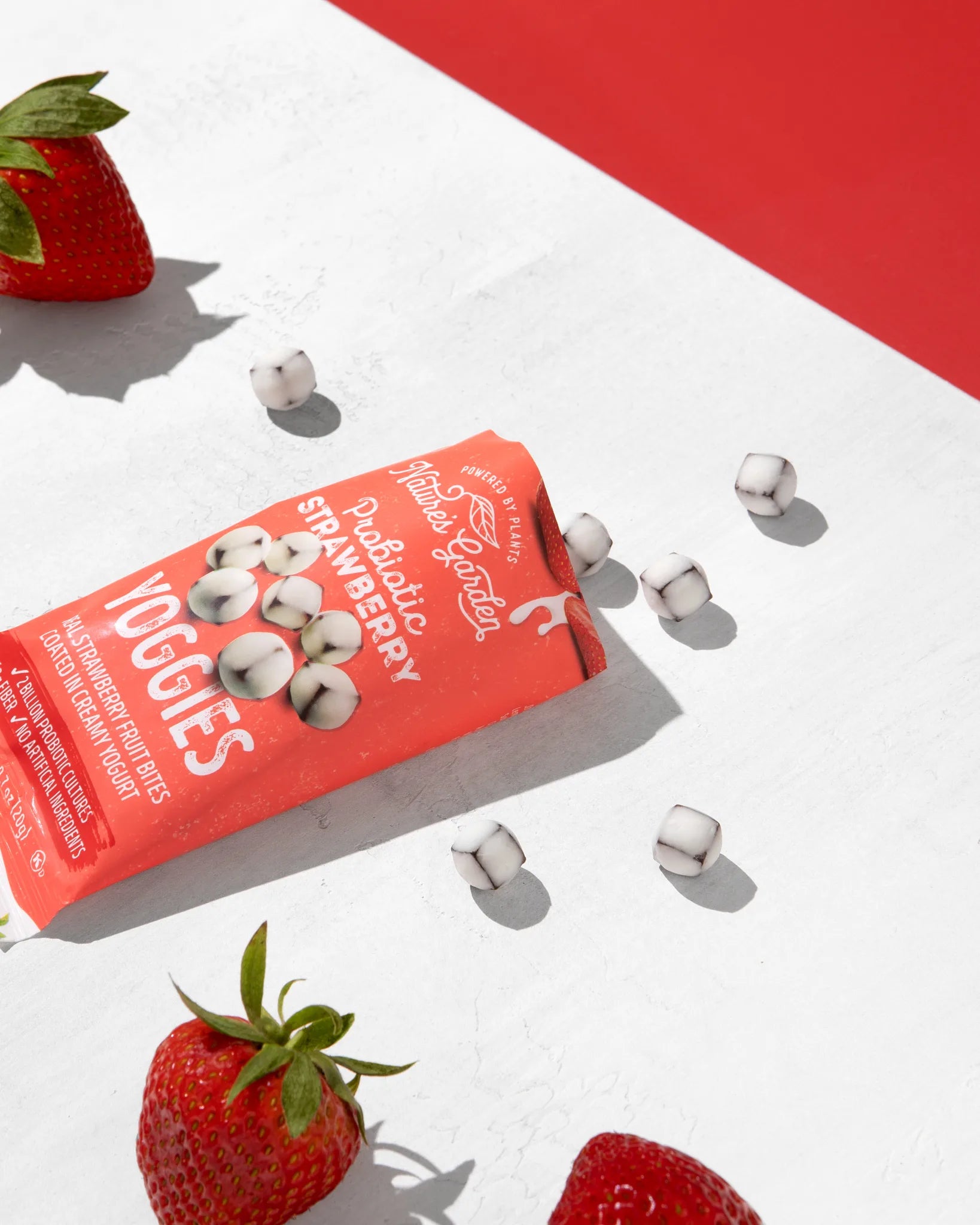 Free Natures Garden Strawberry Yoggies through Freeosk