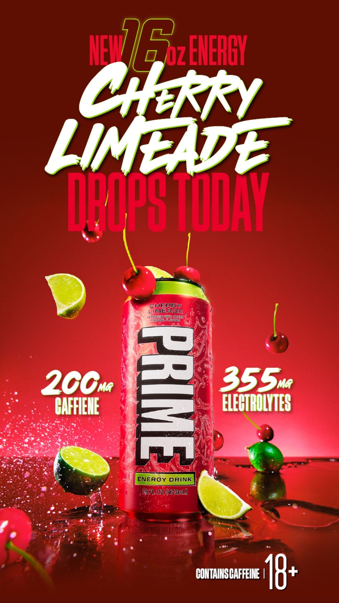 Free PRIME Energy 16oz Cans
